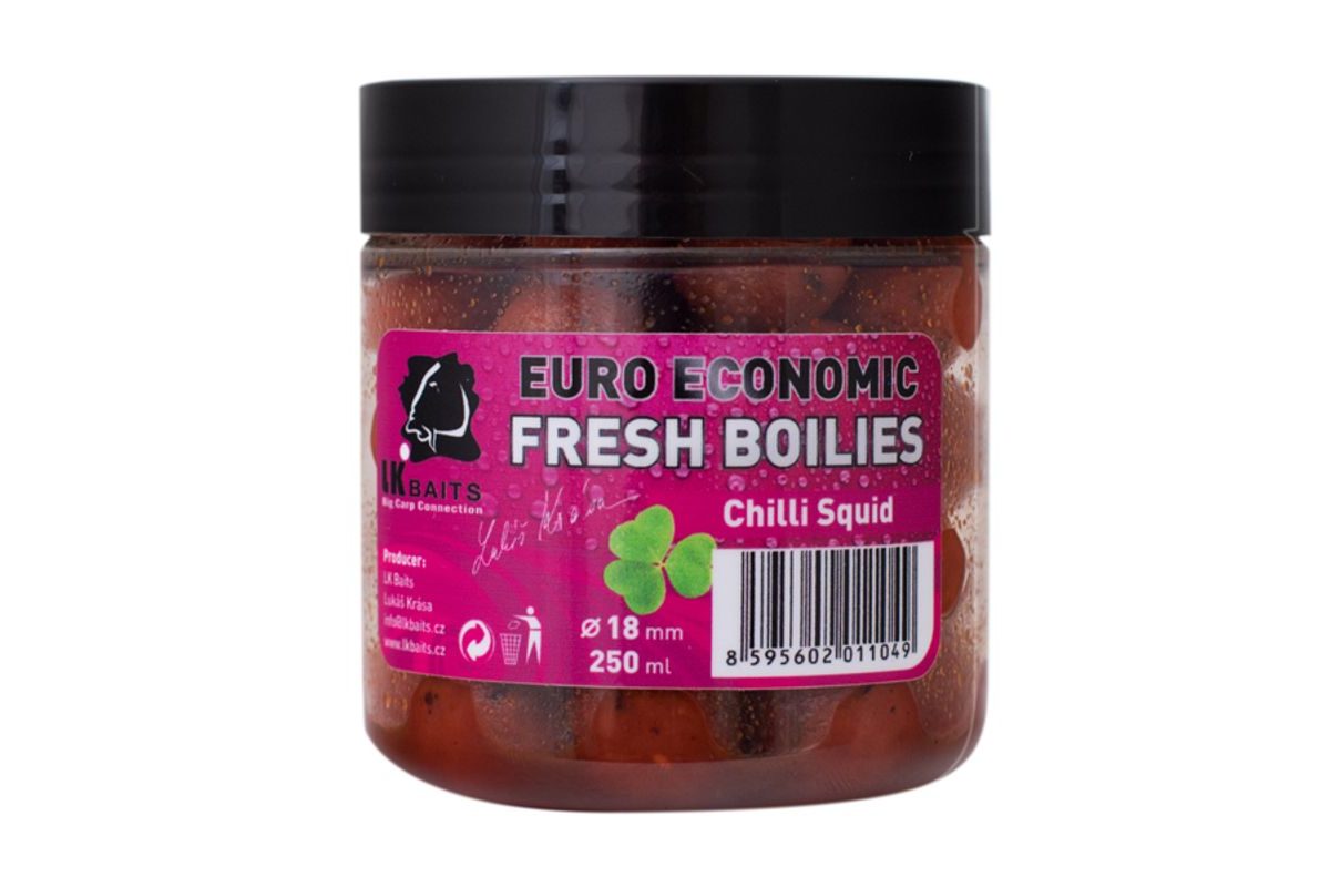 LK Baits Fresh Boilies Euro Economic 18mm 250ml