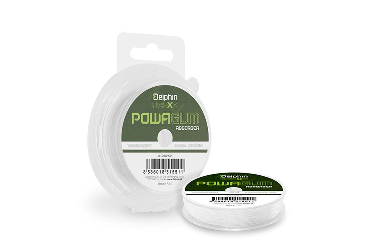 Delphin Feederová guma Reaxe PowaGUM Absorber Číra 10m