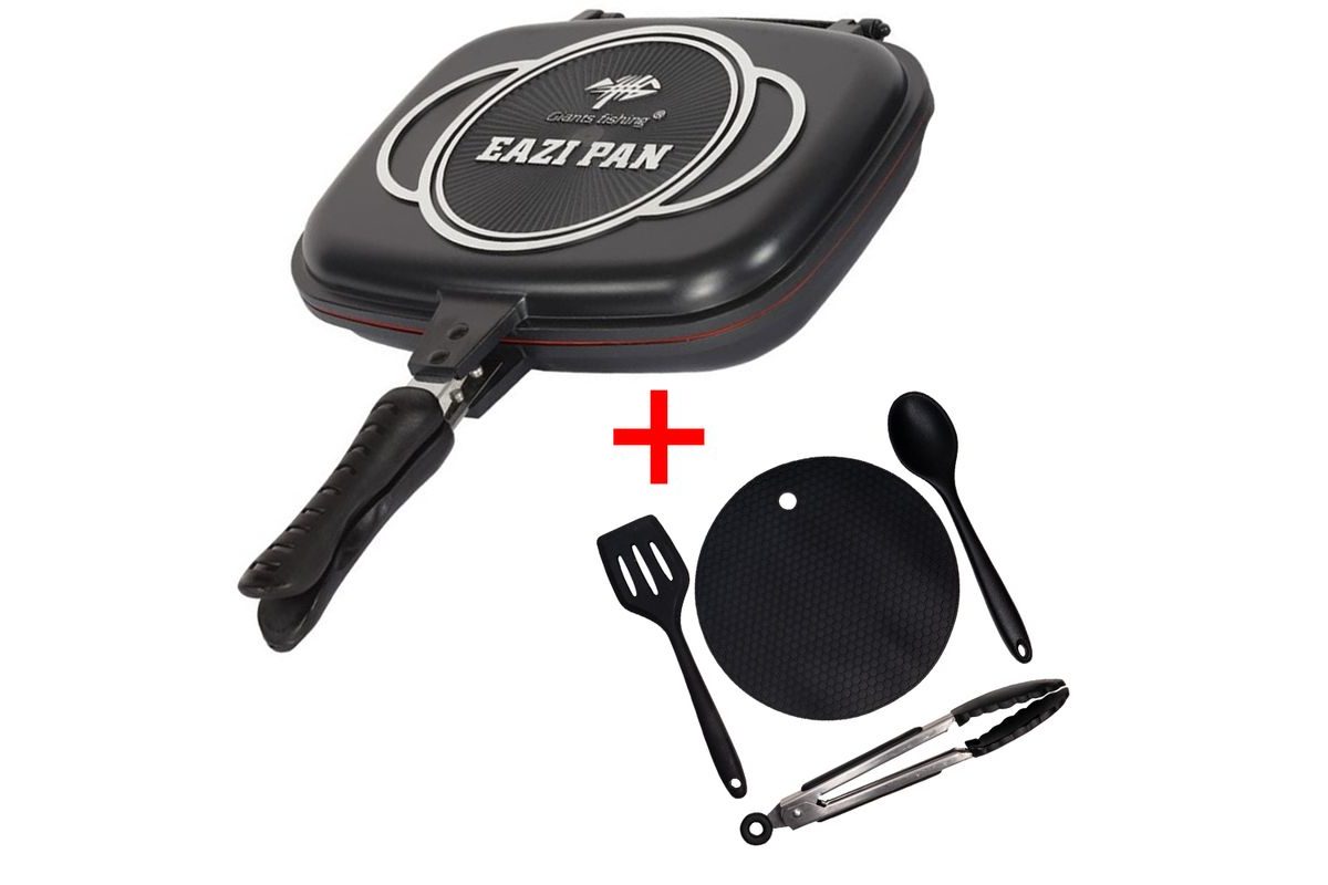 Giants fishing Pánev na vaření Eazi Pan Large + Sada silikonového náčiní Eazi Utensil Set ZDARMA!
