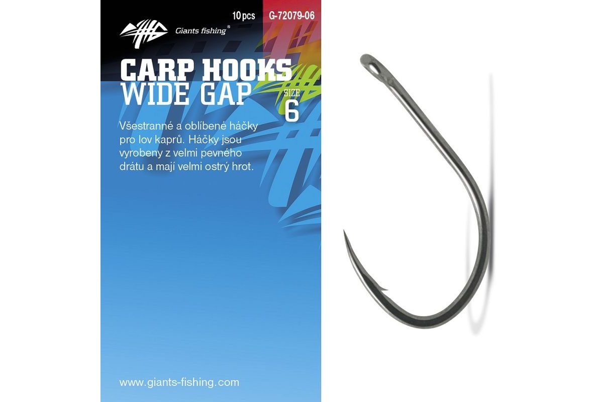 Giants Fishing Háčik s očkom Wide Gap 10ks