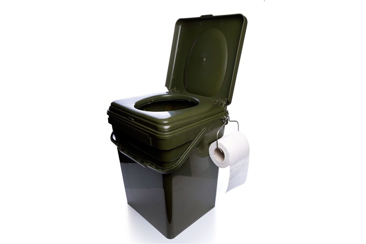 RidgeMonkey Kompaktní přenosná toaleta CoZee Toilet Seat Full Kit