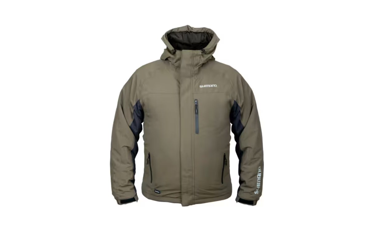 Shimano Bunda Wear Rain Jacket Padded Green