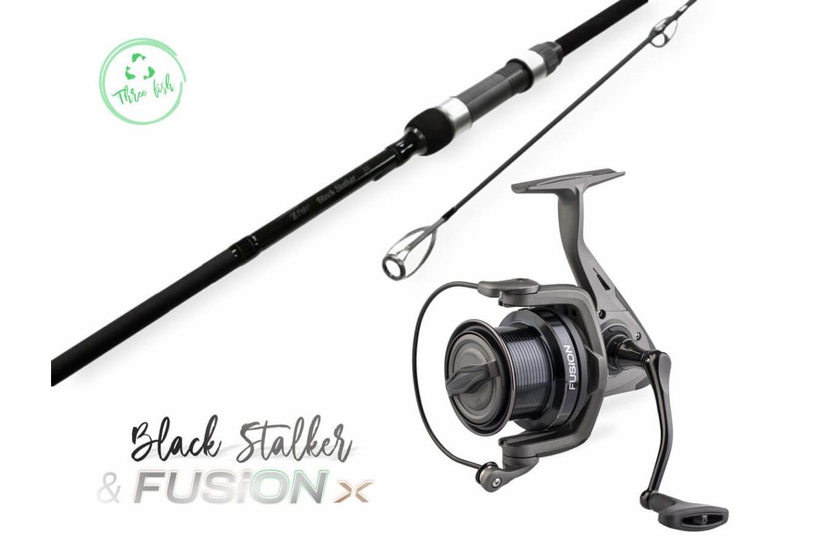 Zfish Prút Combo Black Stalker 10ft 3lb + Navijak Fusion X 6000