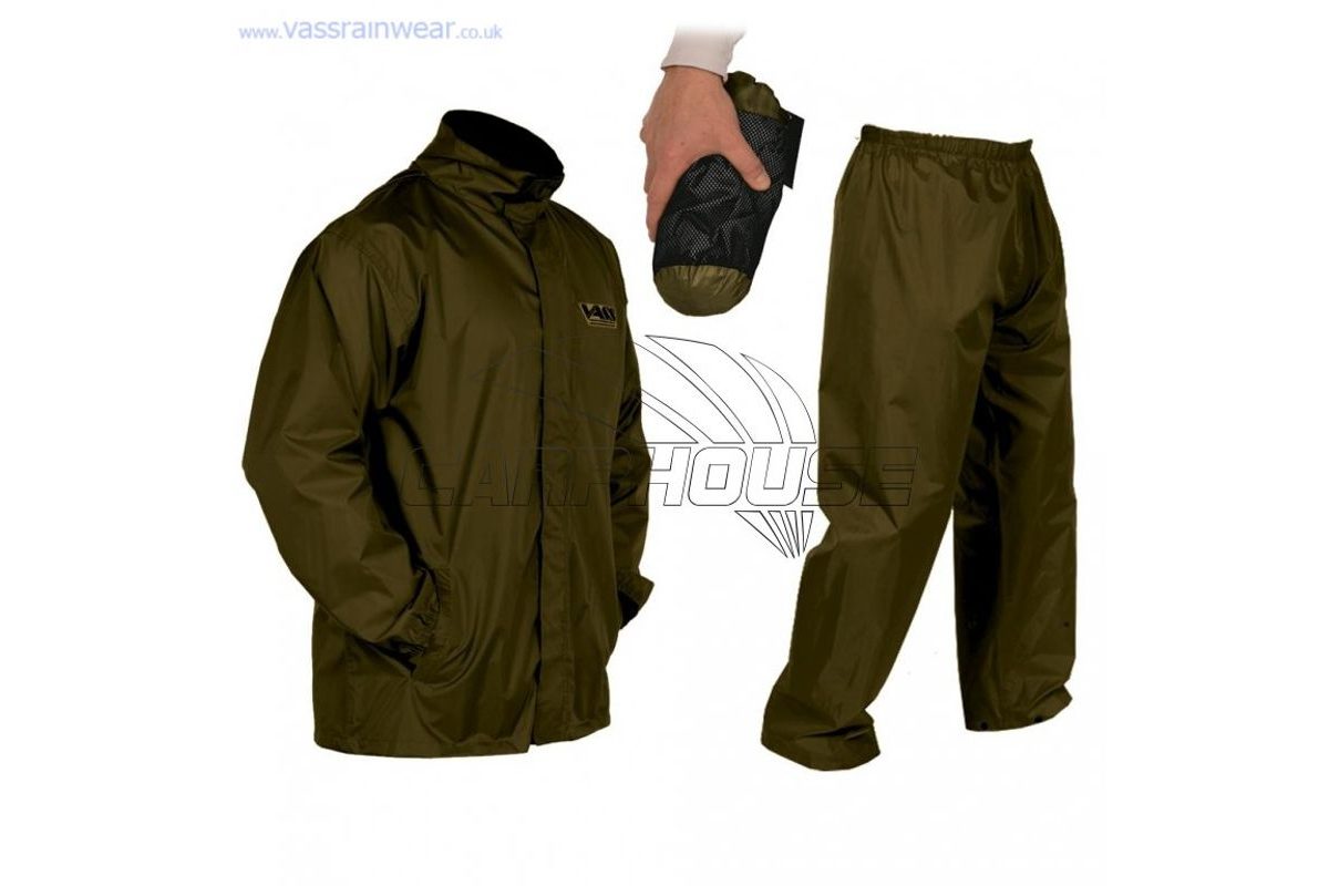 VASS Nepromokavý Komplet Vass-Tex W/P Breathable Jacket & Trouser Khaki