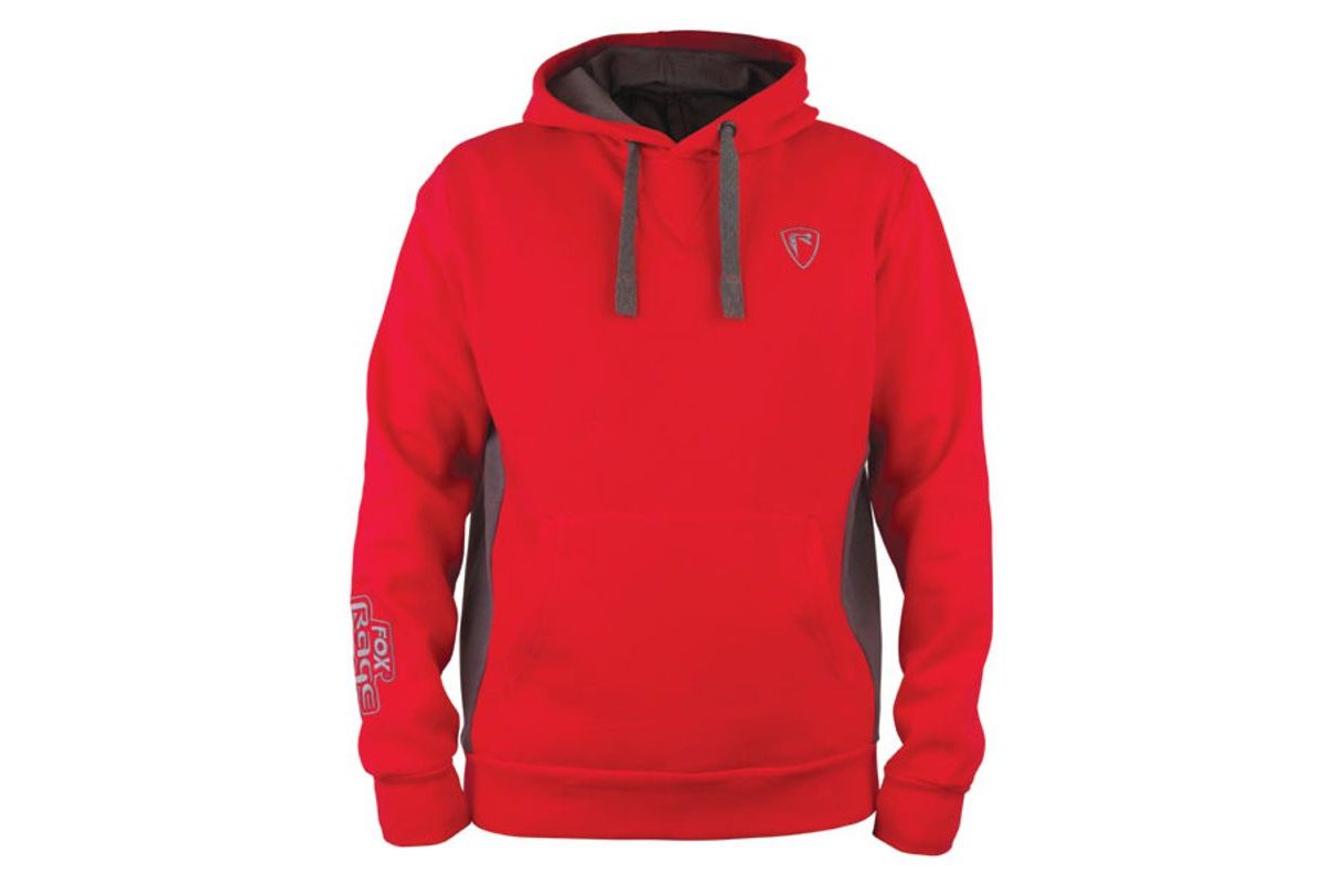 Fox Rage Mikina Ribbed Hoody Red/Grey