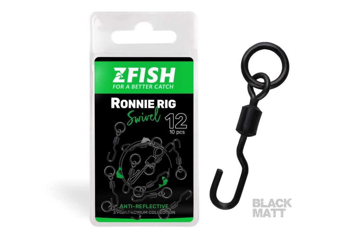 Zfish Obratlík Ronnie Rig Swivel Matt veľ.12 10ks
