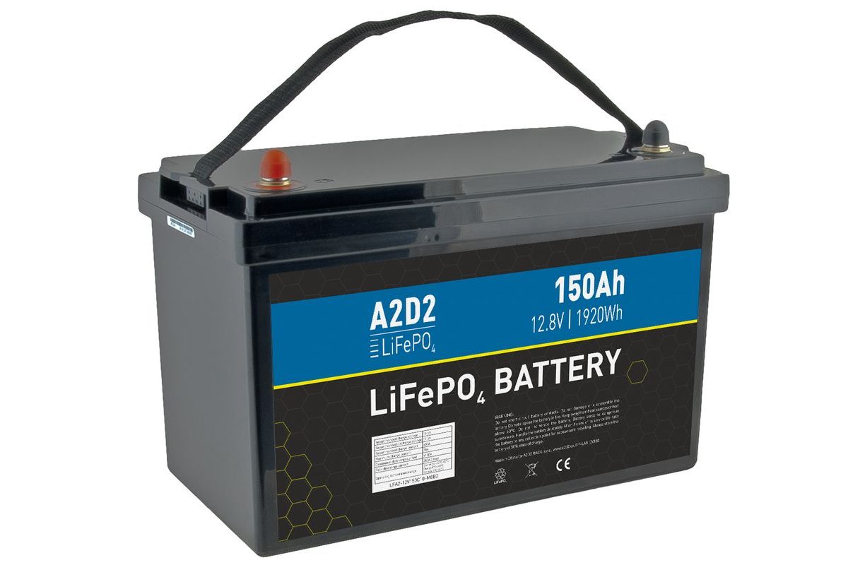 A2D2 Baterie LiFePO4 12,8V 150Ah M8 (REPT cells)
