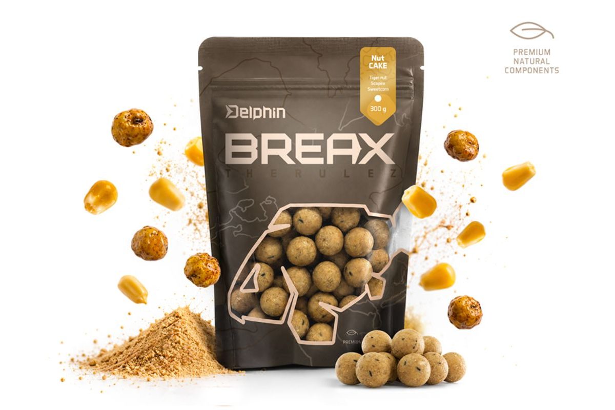 Delphin Boilies BreaX / NutCAKE 300g