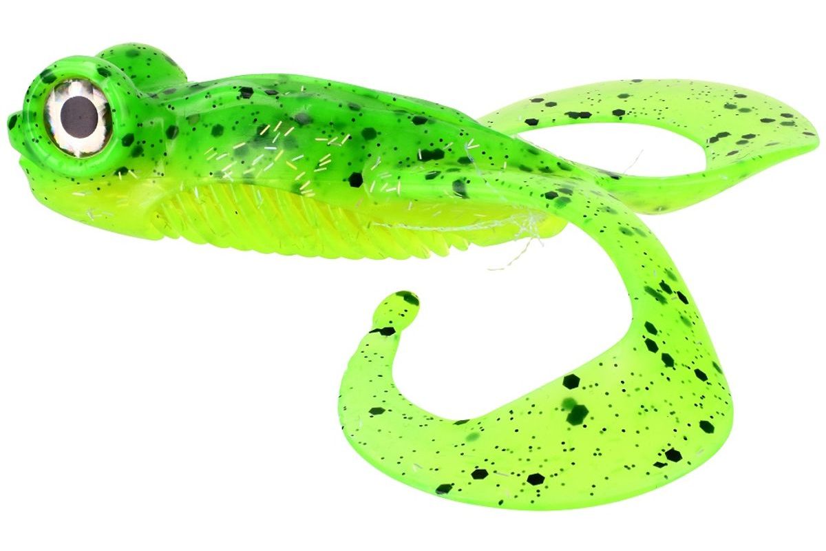 Gunki Gumová nástraha Bull Frog Lime Chart Pepper