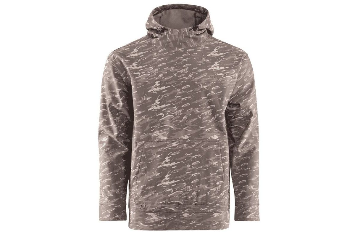 Grundéns Mikina Kryall Hoodie Stone Liquid Camo