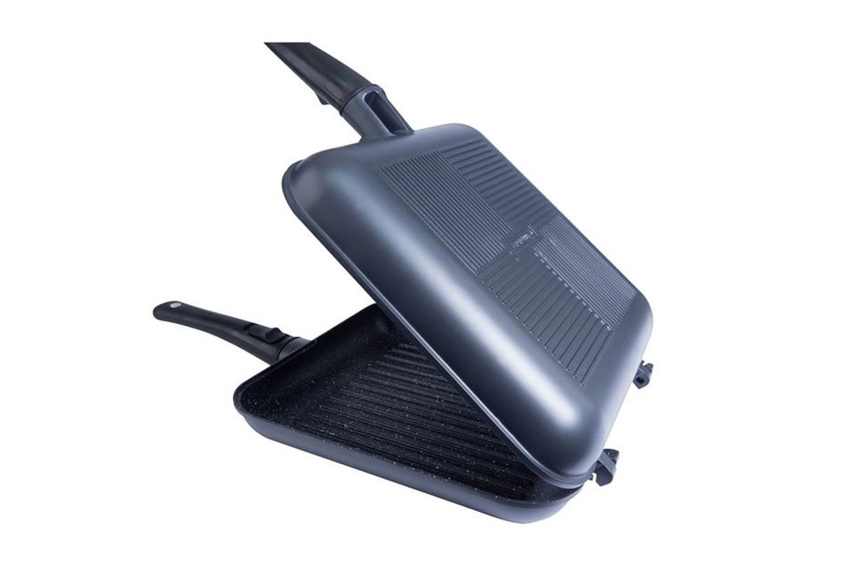 RidgeMonkey Pánev Connect Pan & Griddle XXL Granite Edition