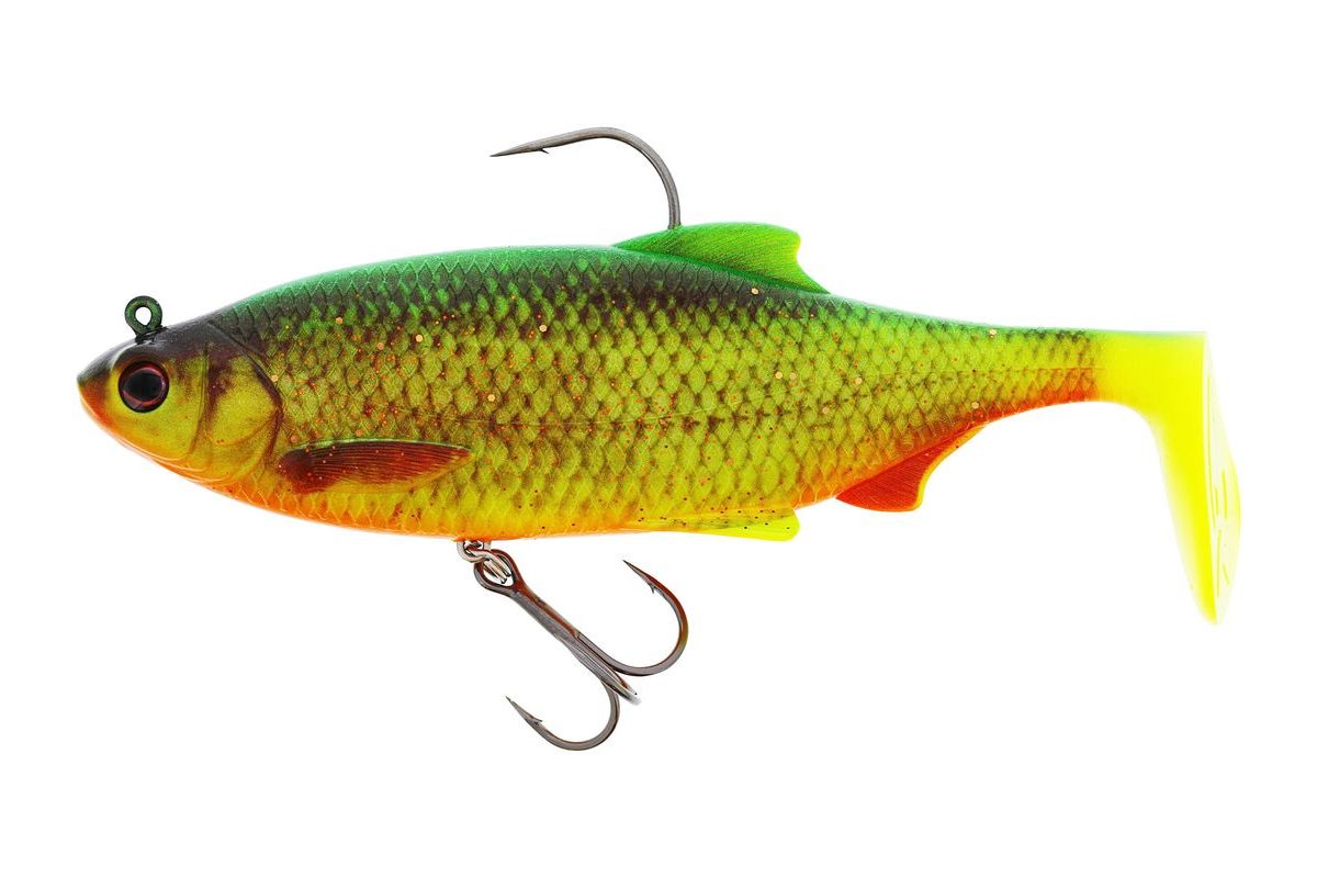 Westin Gumová nástraha Ricky the Roach Shadtail R2F Firetiger Rudd