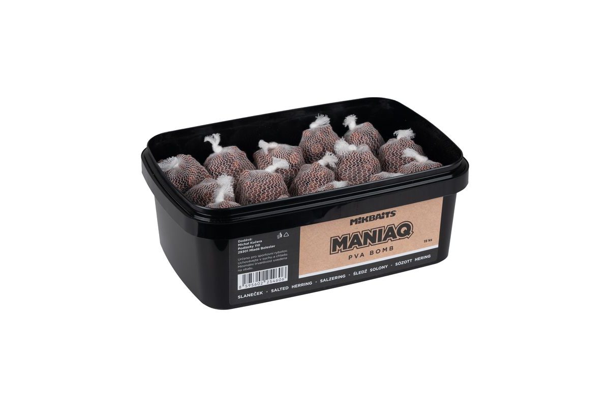 Mikbaits ManiaQ PVA Bomb Sleď 15ks