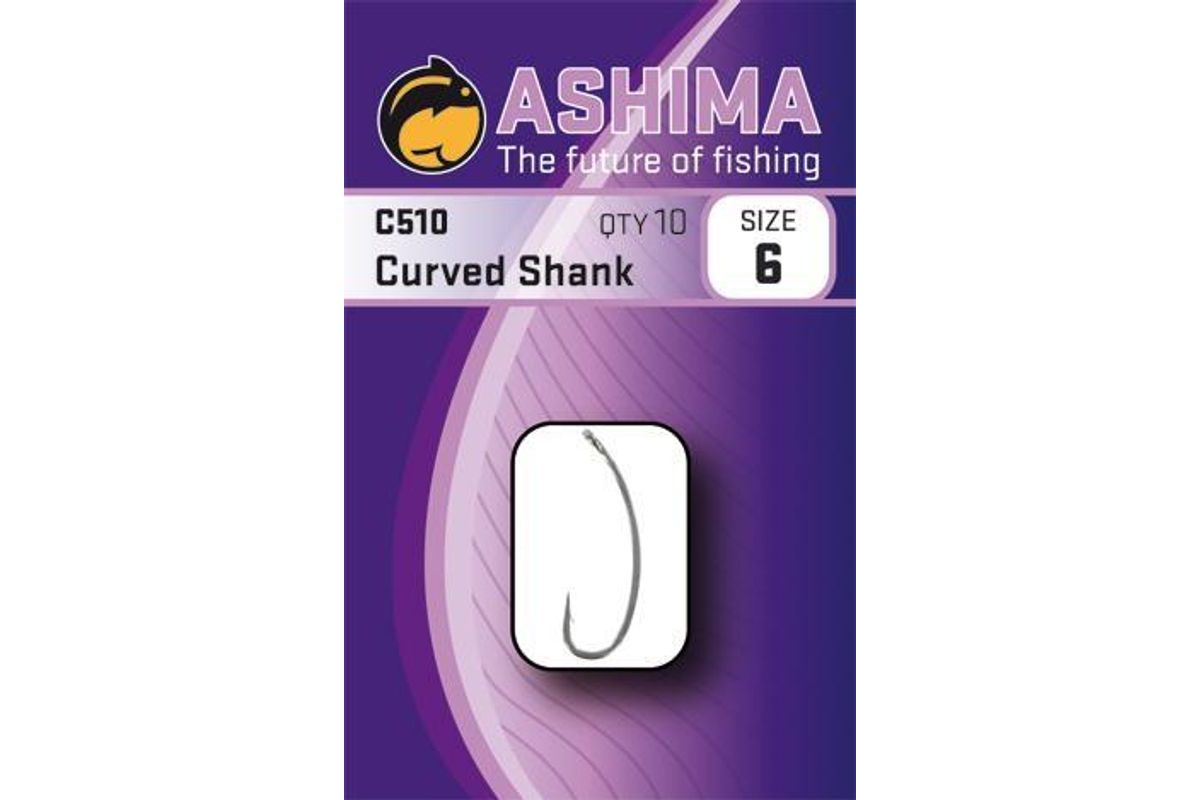 Ashima Háčky C510 Curved Shank 10ks