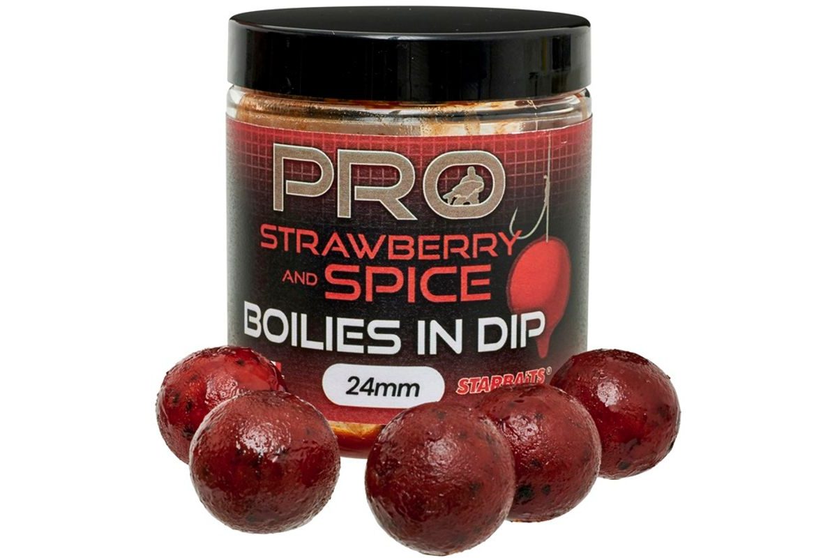 Starbaits Boilies v dipu Pro Strawberry Spice 150g