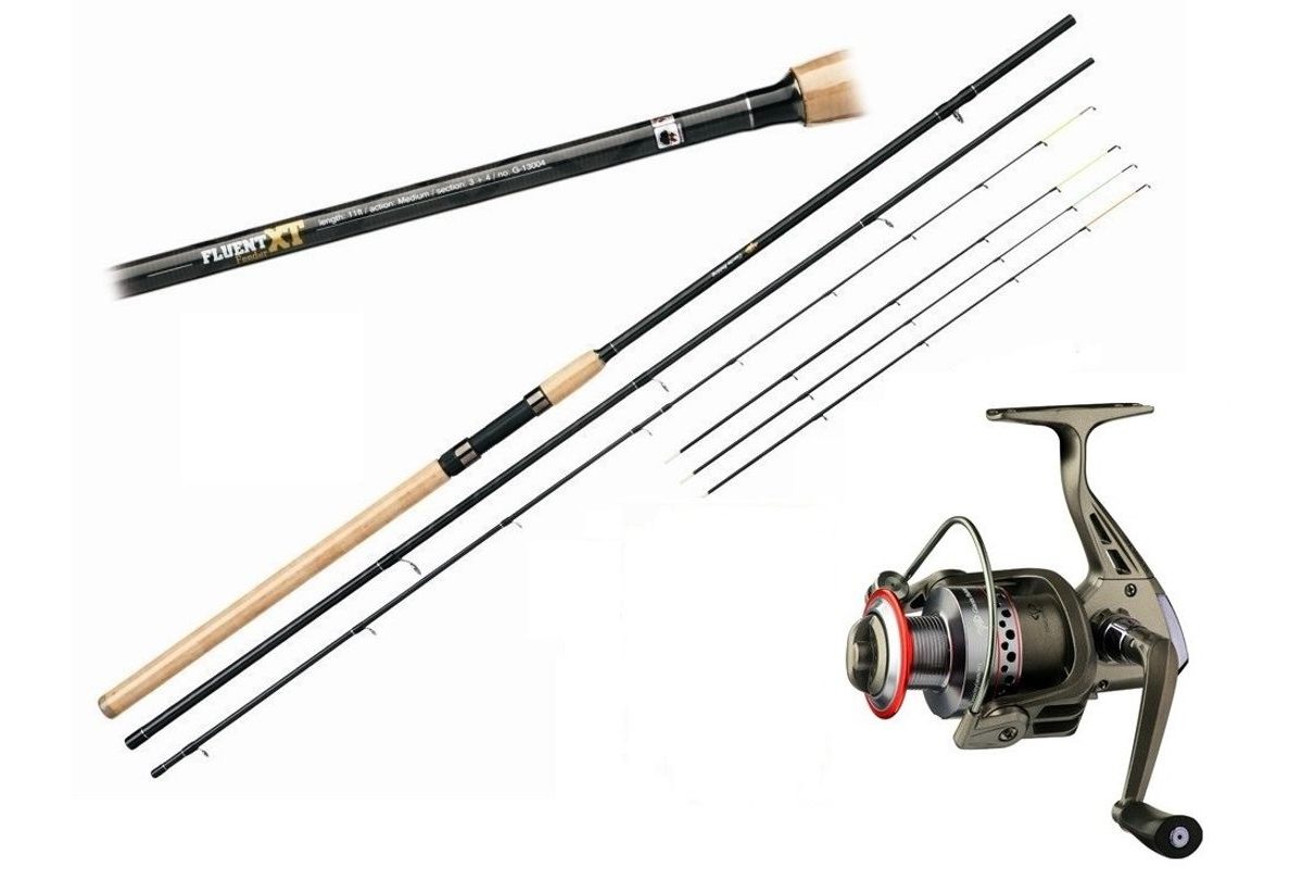 Giants Fishing Prut Fluent Feeder XT 11ft Medium + naviják zdarma!