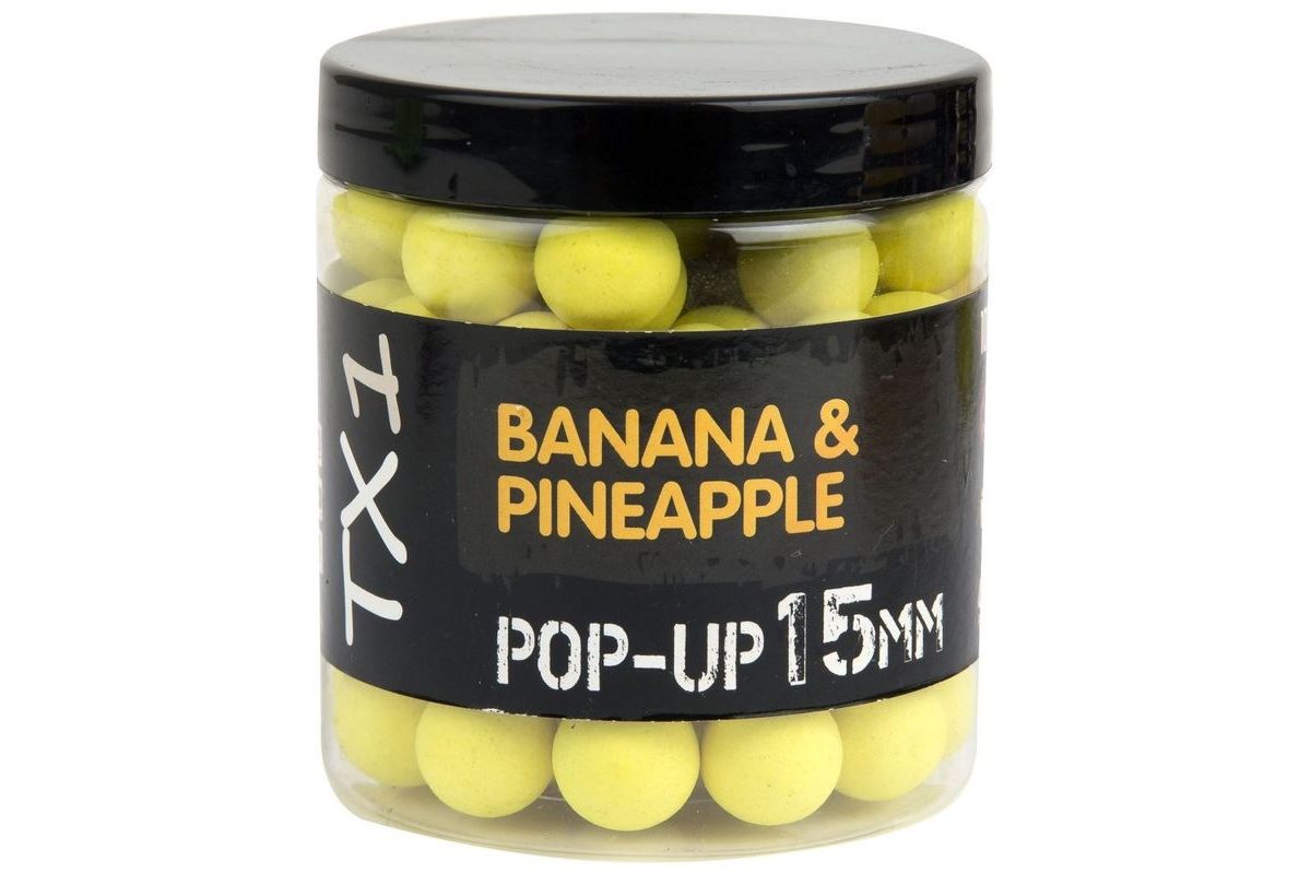 Shimano Boilies TX1 Pop Up Banana & Pineapple Fluoro Yellow