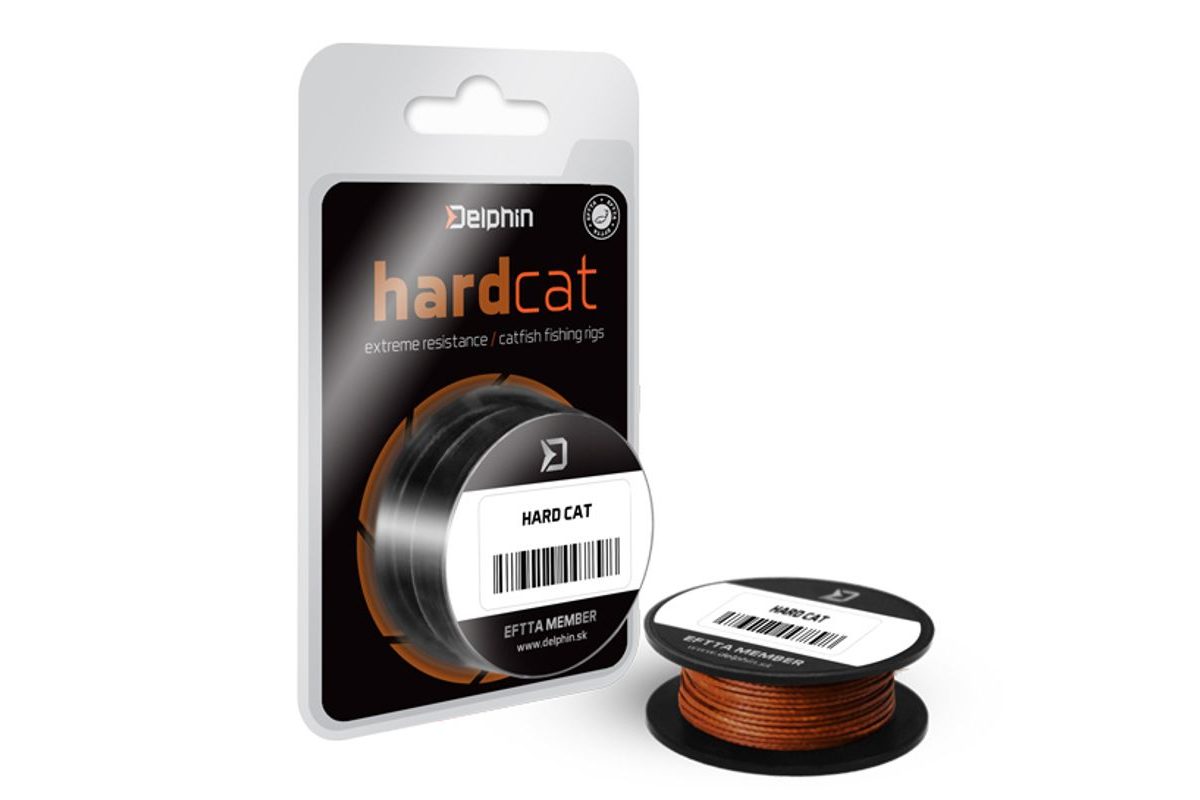 Delphin Náväzcová šnúra Hard Cat červeno-hnedá