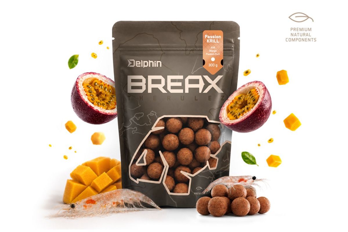 Delphin Boilies BreaX / PassionKRILL 300g