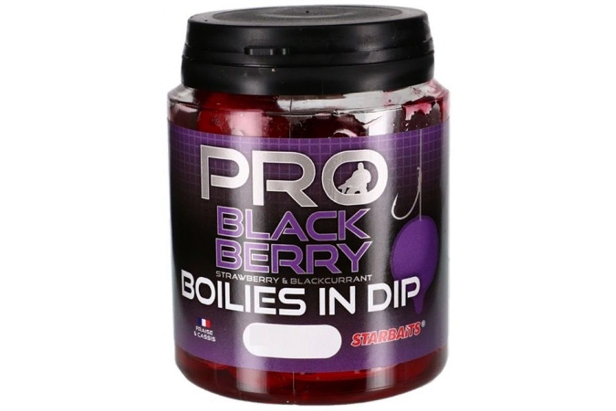 Starbaits Boilies v dipu Pro Black Berry 150g