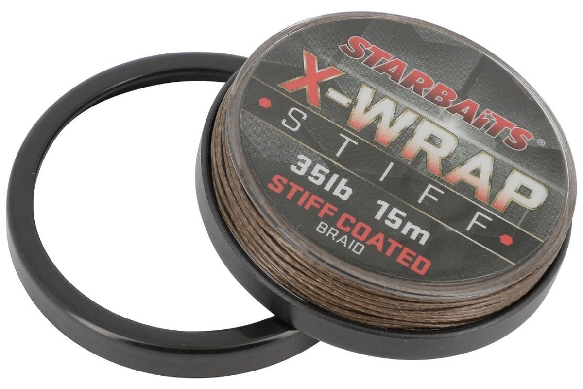 Starbaits Šňůra X Wrap Stiff Coated 15m