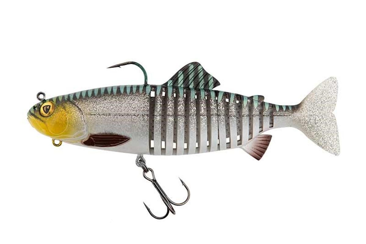 Fox Rage Gumová nástraha Replicant Jointed Silver Halo