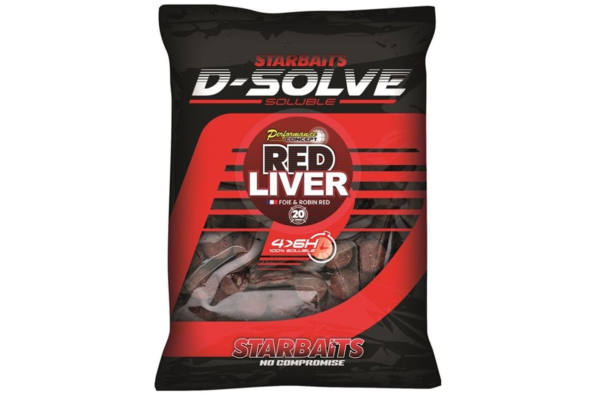 Starbaits Boilies D-Solve Red Liver 20mm 2,5kg
