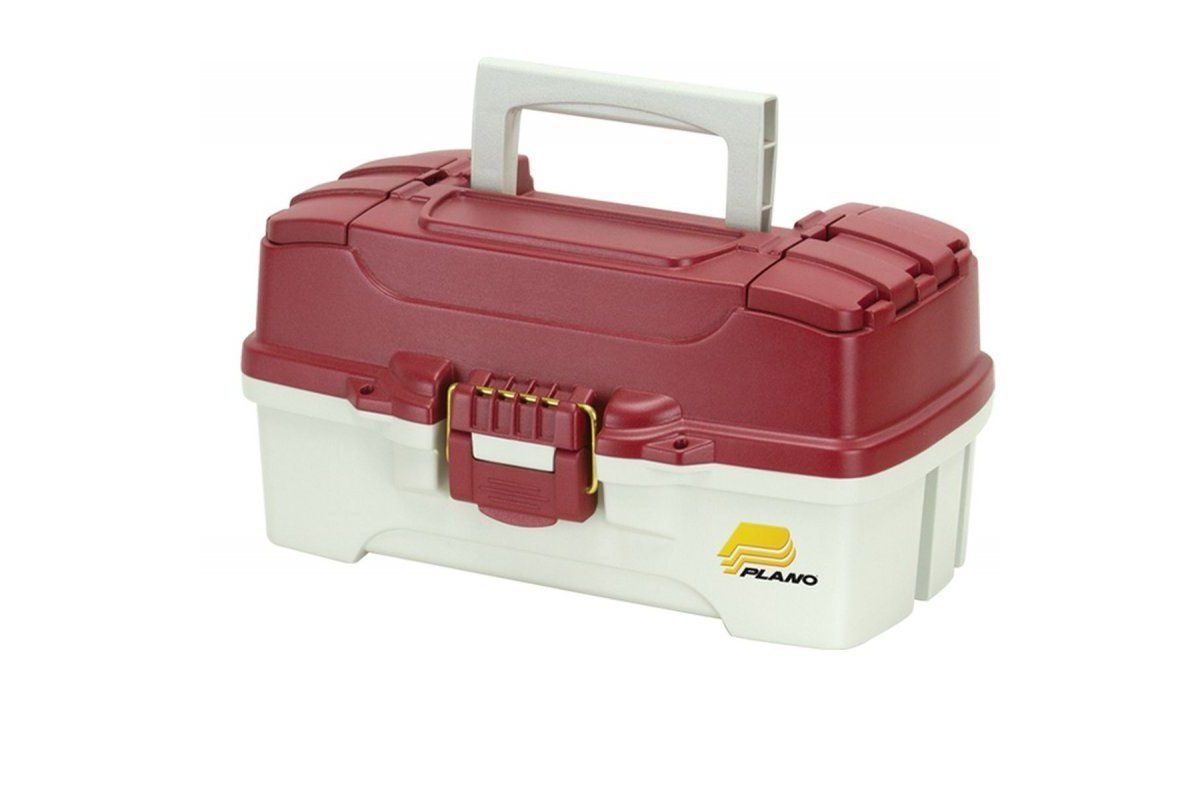 Plano Kufr Tray Tackle Box Red Metallic