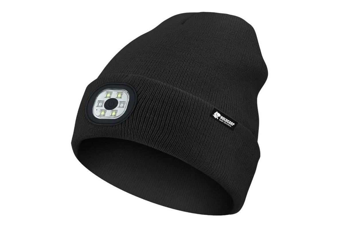 Holdcarp Zimná čiapka LED Light Beanie čierna
