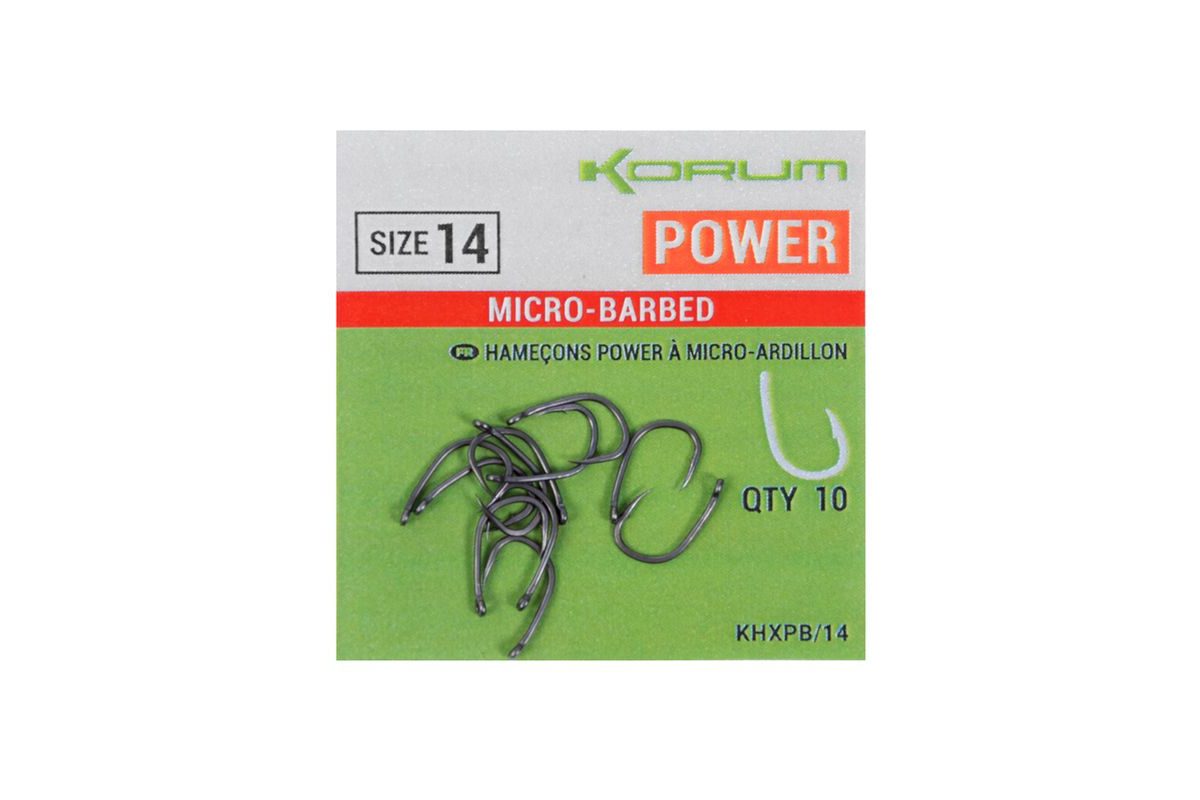 Korum Háčky Xpert Power Hooks 10ks