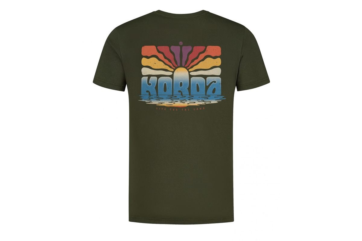 Korda Tričko Dawn Vibes Tee Dark Olive