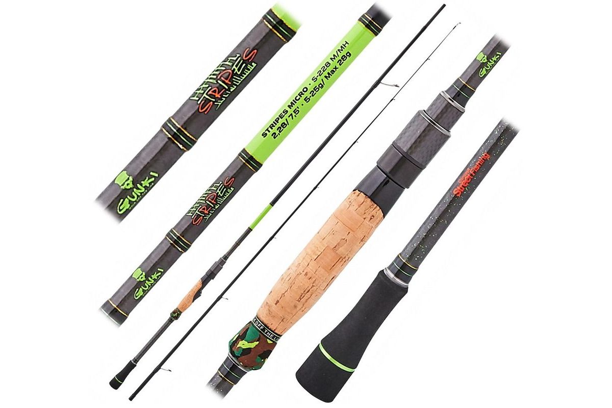 Gunki Prút Stripes Micro S 2,10m ML 1,5-10g