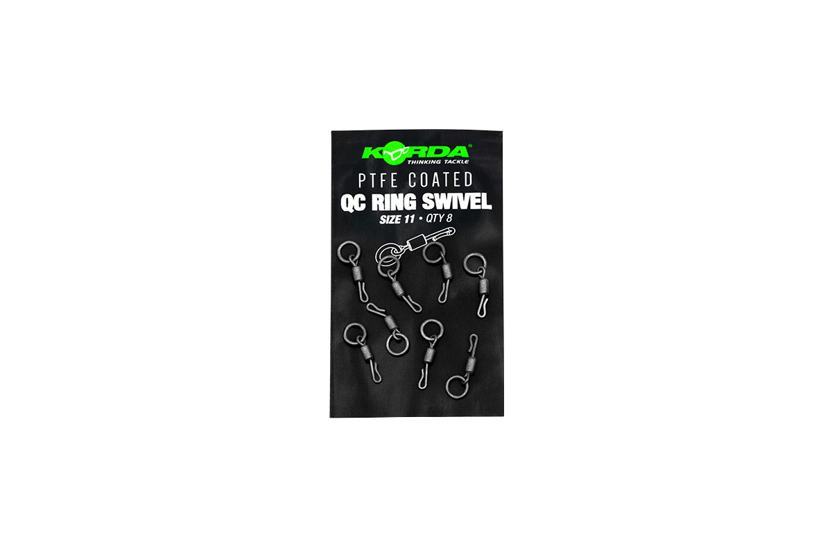 Korda Obratlík s kroužkem PTFE QC Ring Swivel 8ks