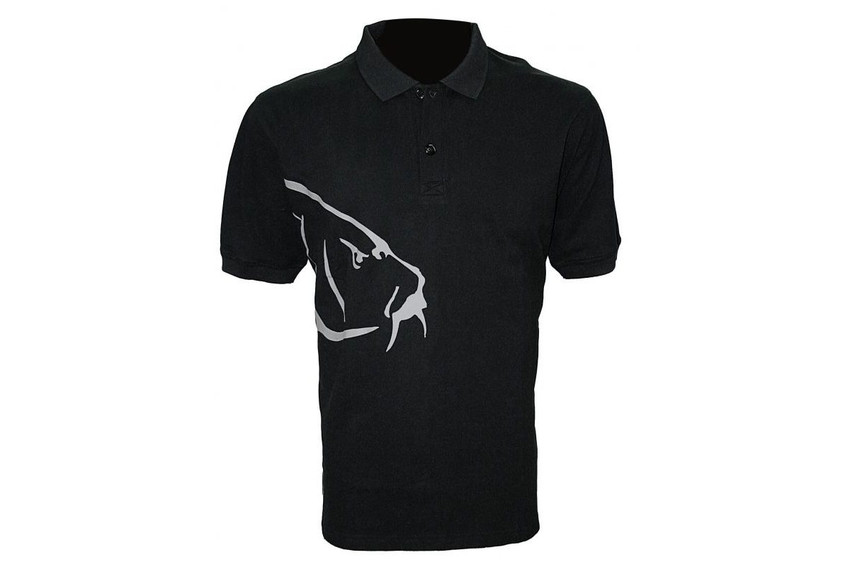 Zfish Tričko Carp Polo T-Shirt Čierne