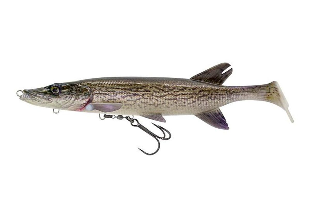 Savage Gear Gumová nástraha 3D Pike Shad Slow Sinking White Pike