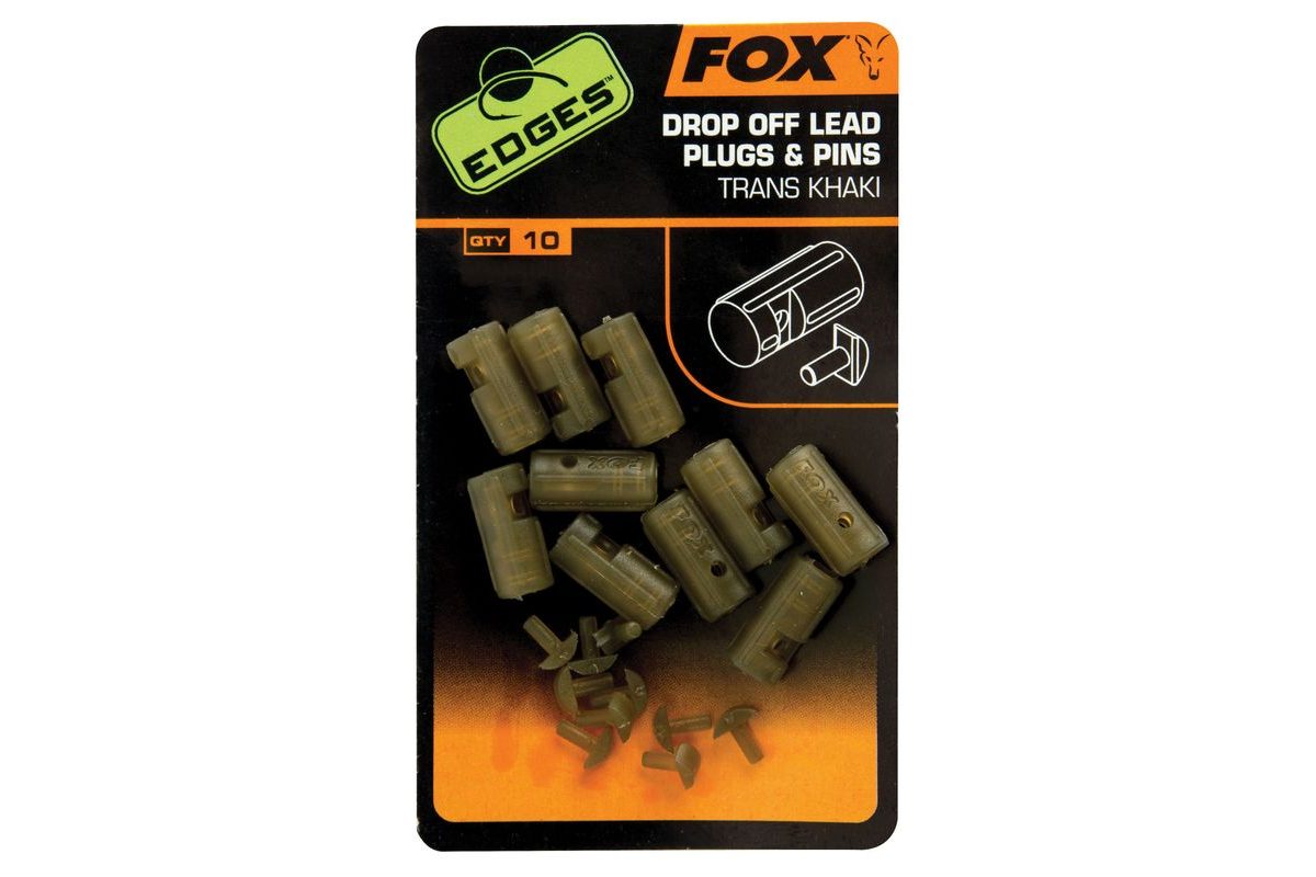 Fox Insertní vložky do olov Edges Drop Off Lead Plug and Pins 10ks