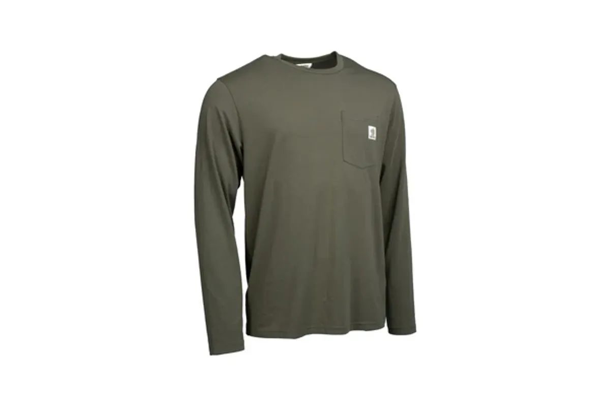 Nash Triko Make It Happen Carp Logo Long Sleeve T Shirt Green