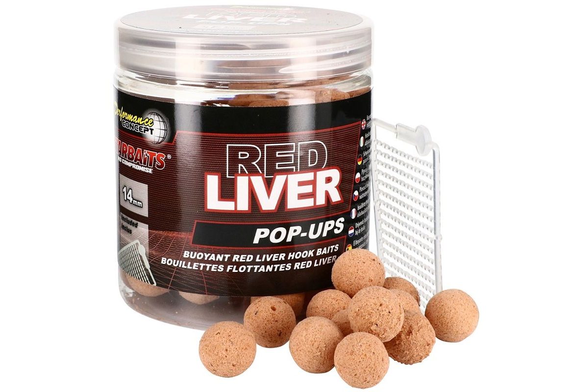 Starbaits Plovoucí boilie Red Liver 80g