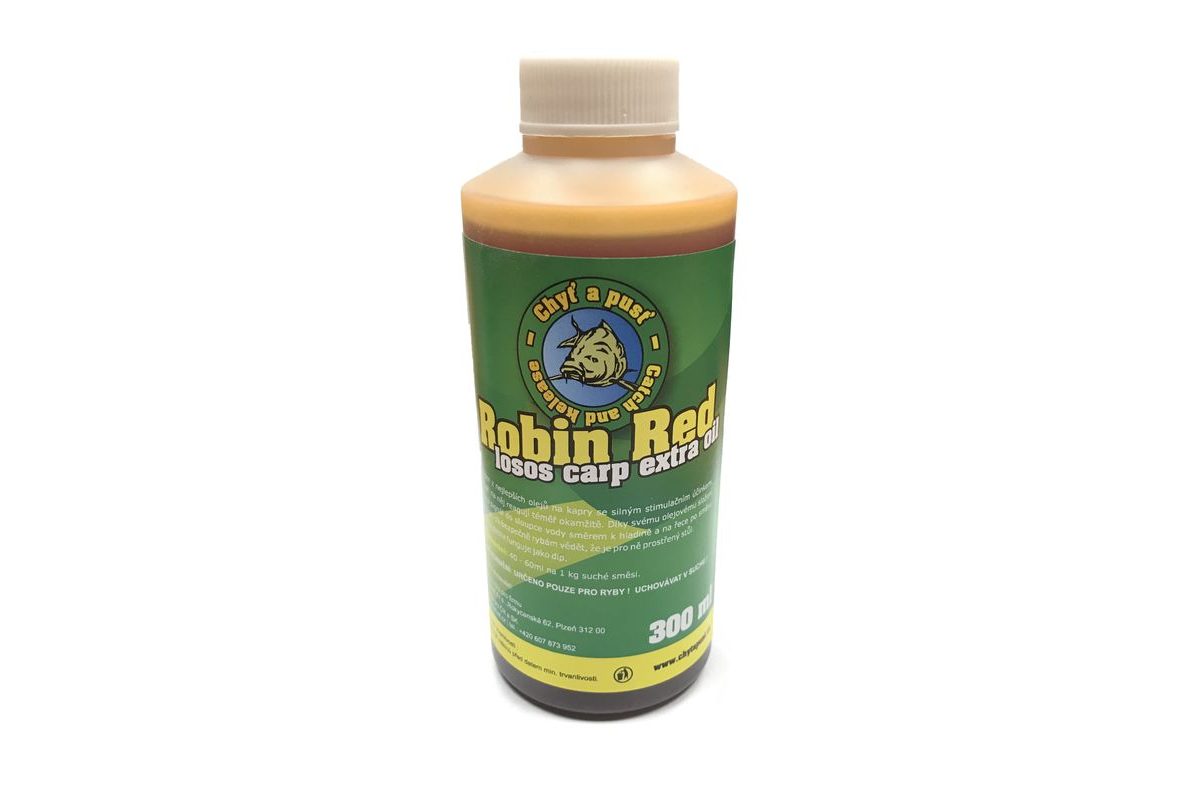 Chyť a pusť Olej Robin Red losos carp extra oil 250ml