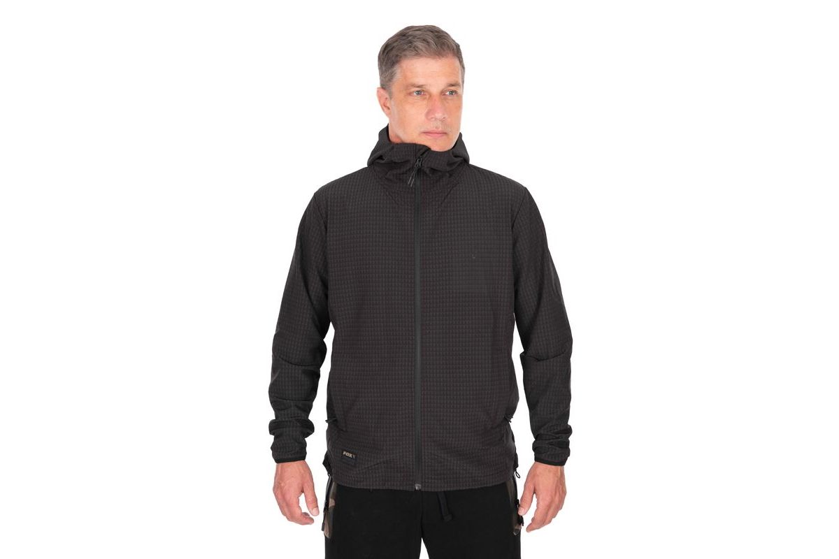 Fox Bunda Black Premium Mid Layer Jacket