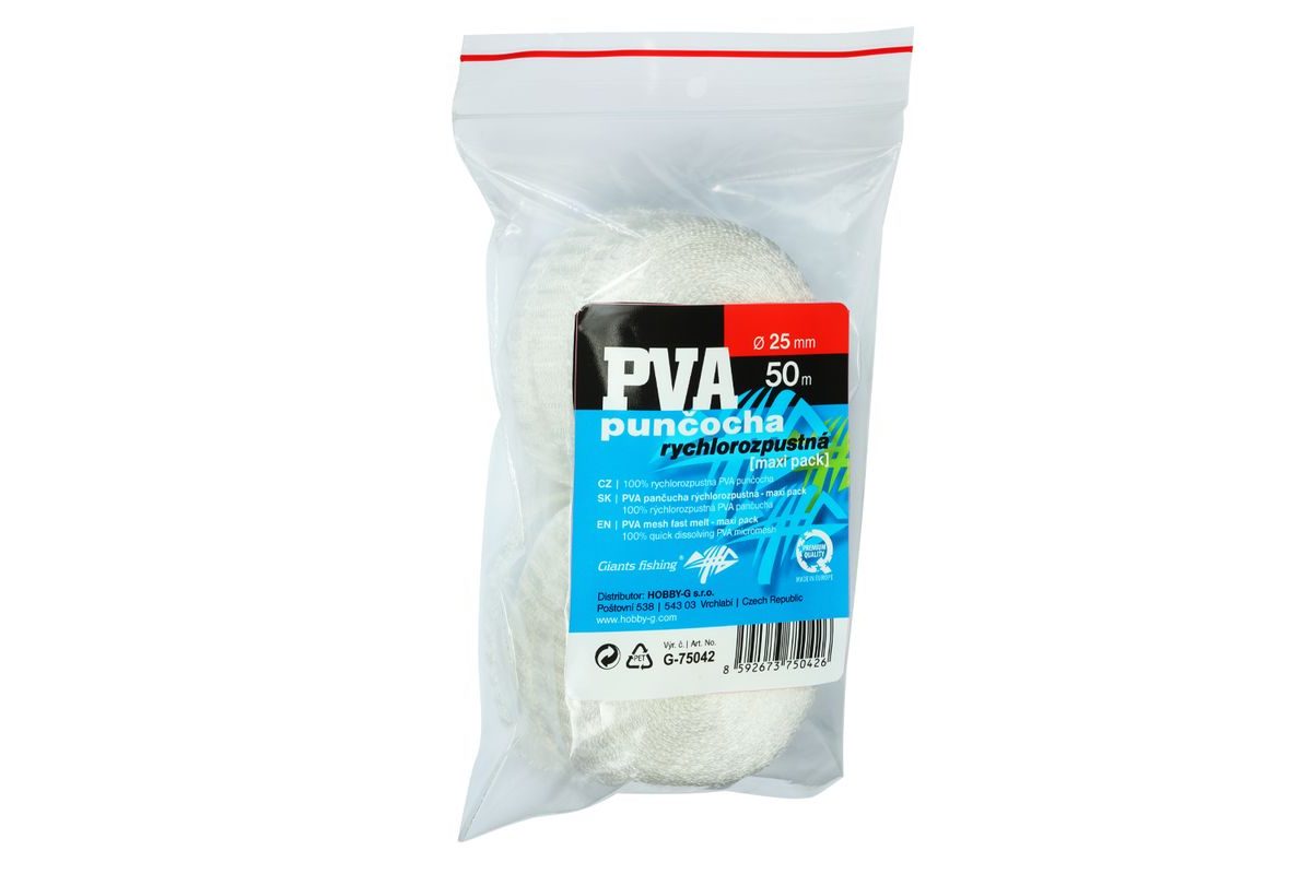 Giants fishing PVA náhradná pančucha Mesh Fast Melt Refill 25mm/50m ( maxi pack )