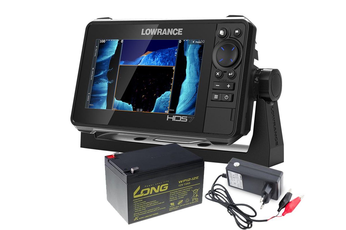 Lowrance Echolot HDS LIVE 7 se sondou Active Imaging 3v1 + baterie + nabíječka ZDARMA