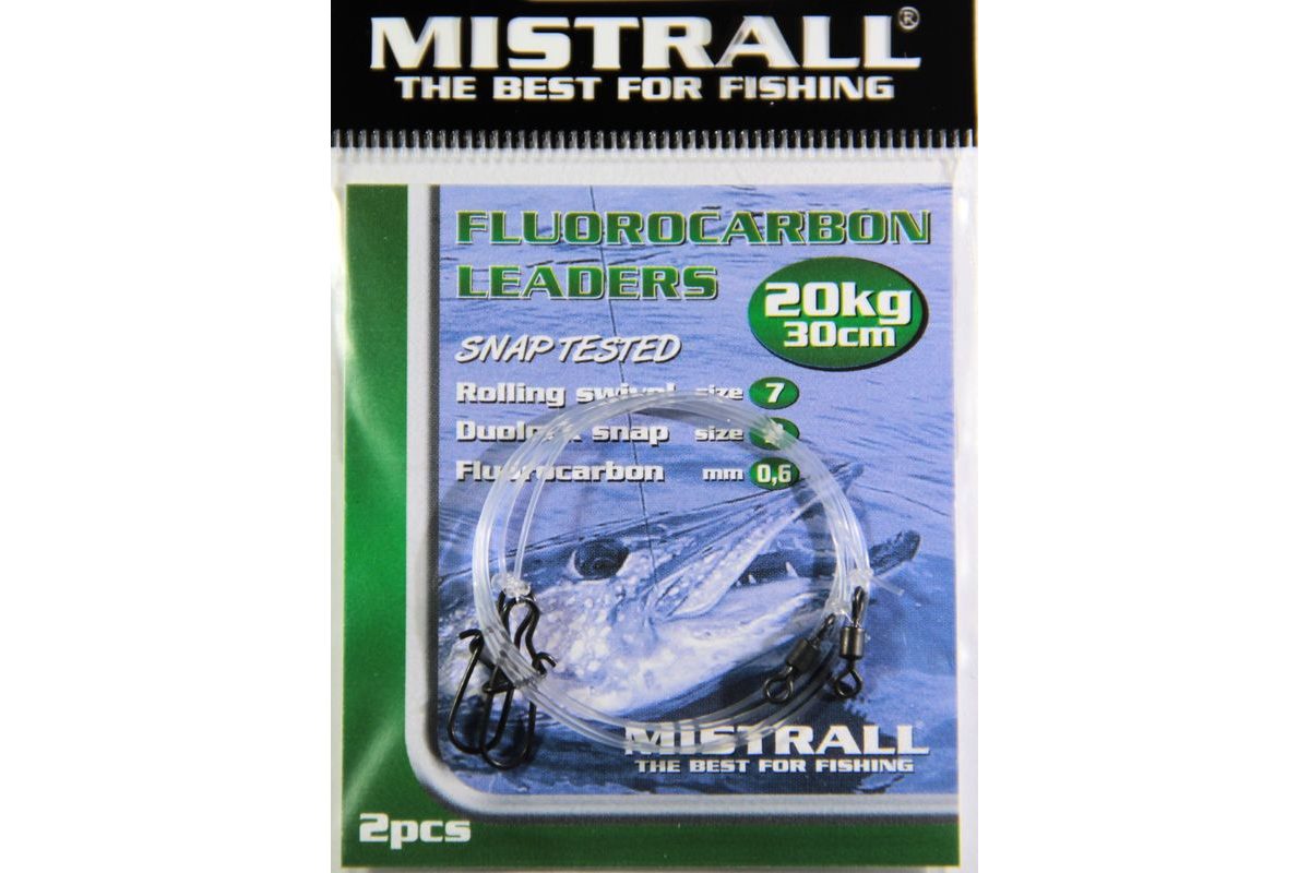Mistrall Fluorocarbonový návazec 2ks