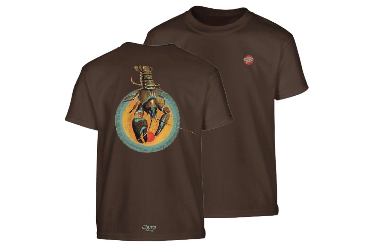 Giants fishing Tričko dětské hnědé Rak