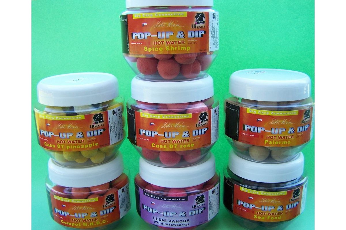 LK Baits Pop-up Spice Shrimp + Dip