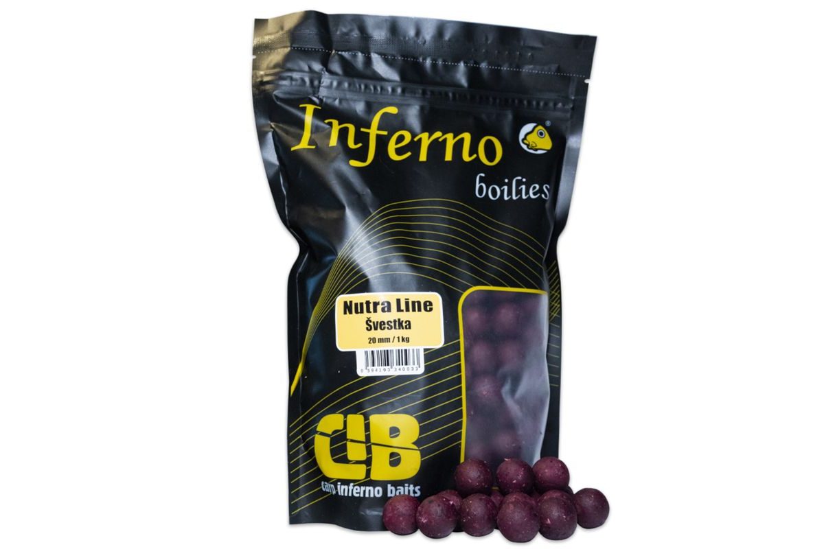 Carp Inferno Boilies Nutra Line Švestka