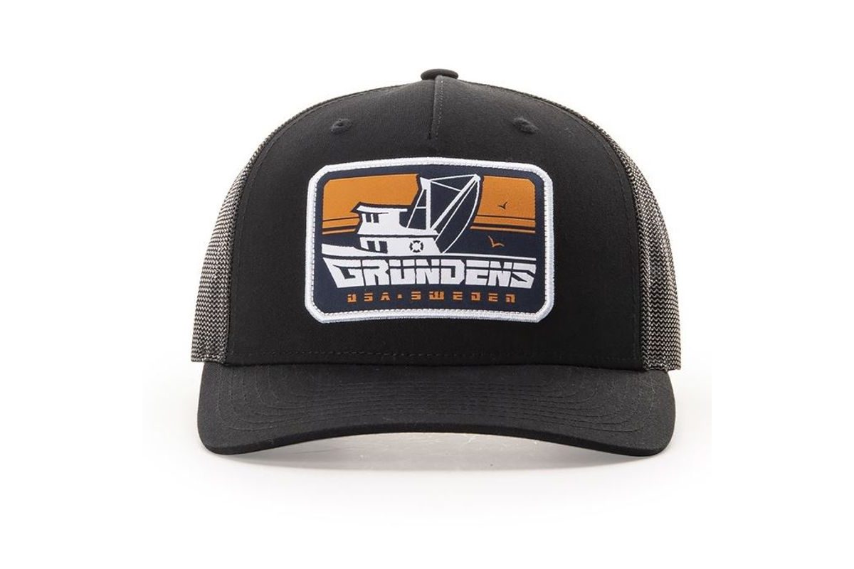 Grundéns Šiltovka Commercial Boat Trucker Black O/S