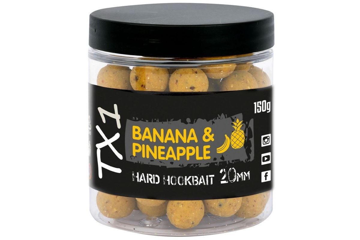 Shimano Boilies TX1 Hard Hookbait Banana & Pineapple 150g