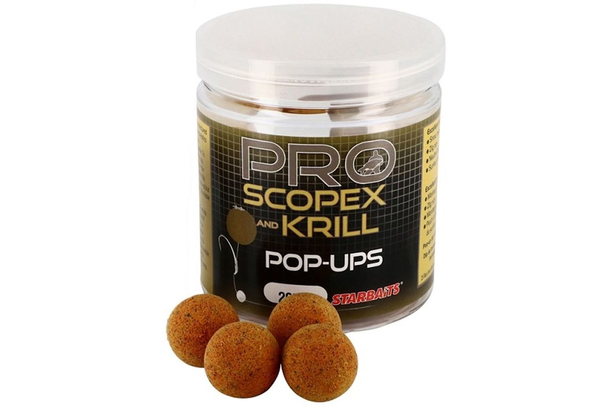 Starbaits Plovoucí boilies Pop Up Pro Scopex Krill 50g