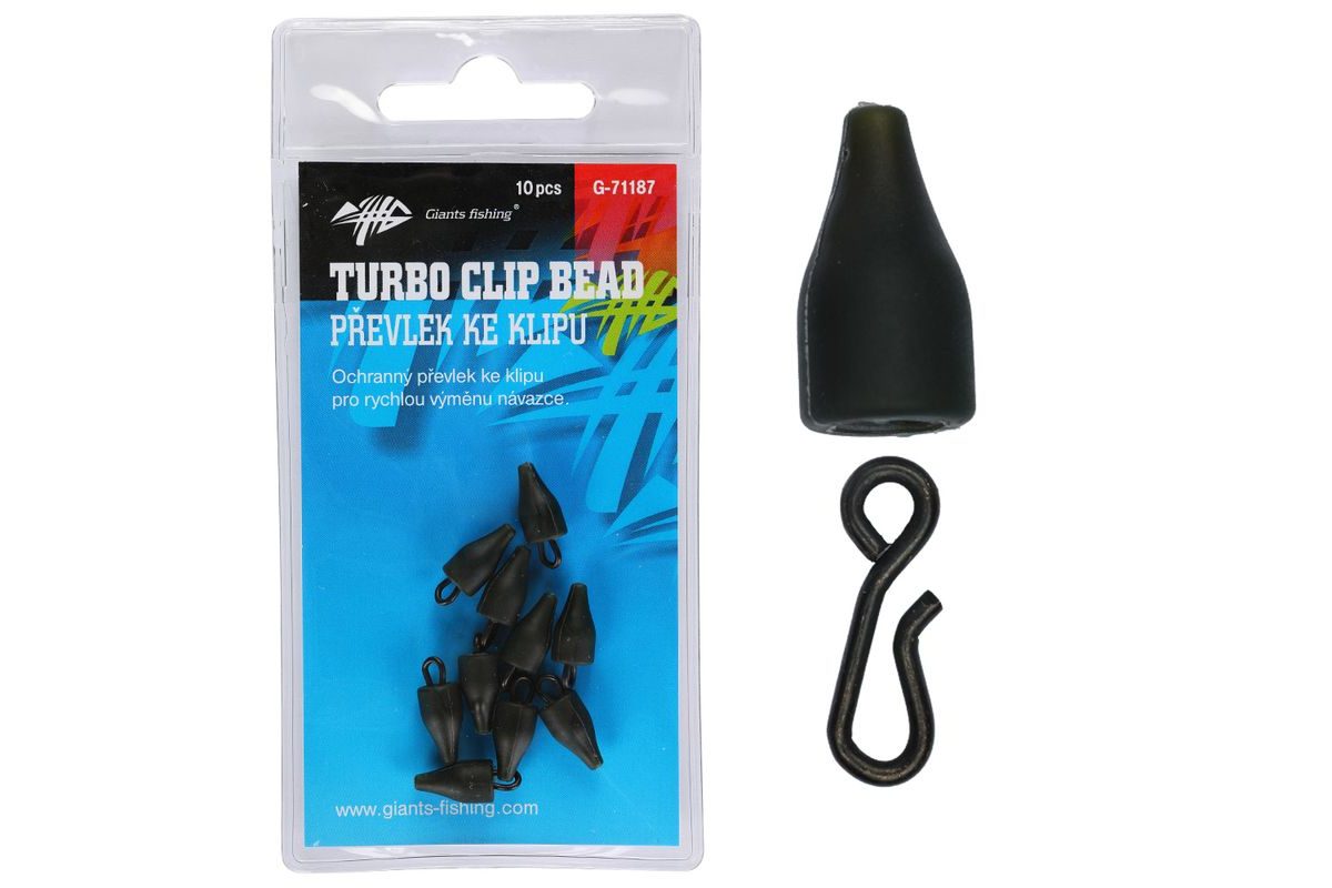 Giants fishing Rychlovýměnný klip s převlekem Turbo Beads 10ks